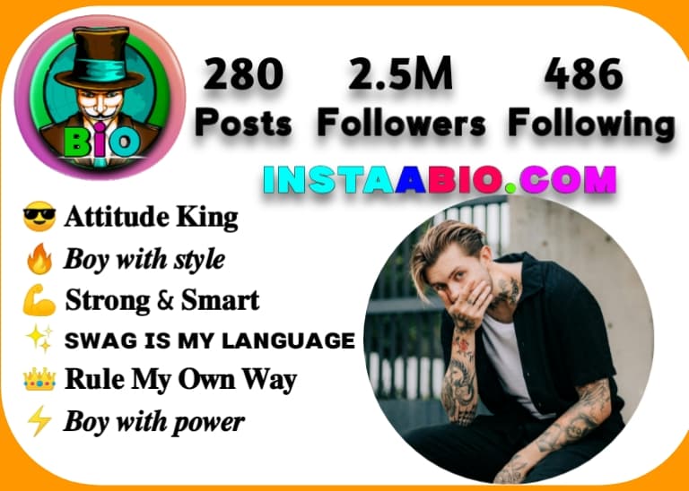 Instagram Bio For Boys Attitude Instagram Bio For Boys