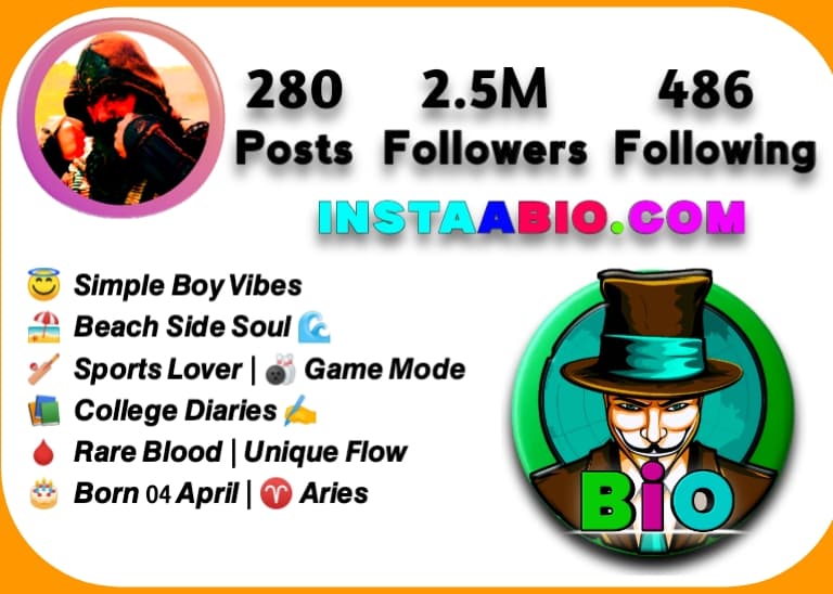 Instagram Bio For Boys Stylish Font Attitude Hindi With Emoji
