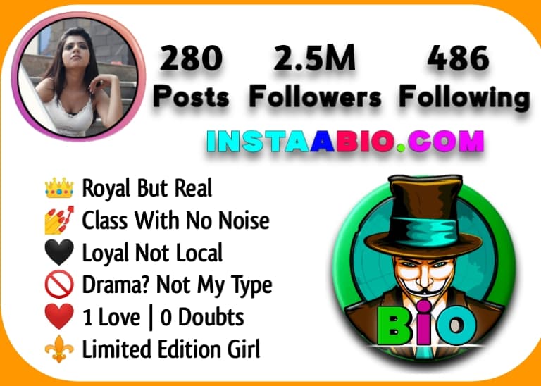 Vip Bio For Instagram For Girl Attitude Stylish Font With Emoji Bio For Instagram For Girls Stylish Attitude