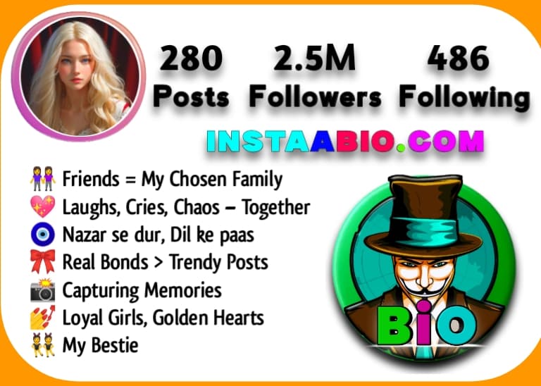 Friendship Bio For Instagram For Girl Stylish Font Friendship Bio For Instagram For Girl