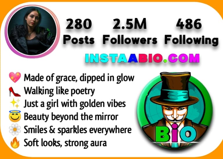 Bio For Instagram For Girl in Stylish Font With Emoji Instagram Bio For Girls Attitude Stylish Font With Emoji