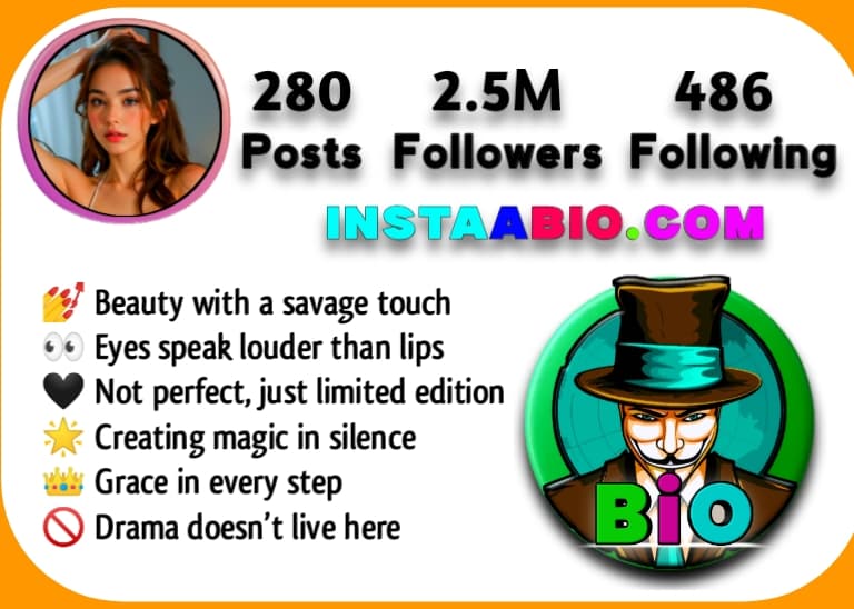Cool Bio For Instagram For Girls In English Attitude cool bio for instagram for girl attitude in english with emoji