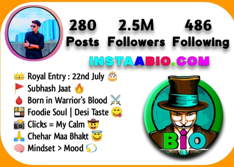 Instagram Vip Bio Stylish Font For Boy Attitude With Emoji