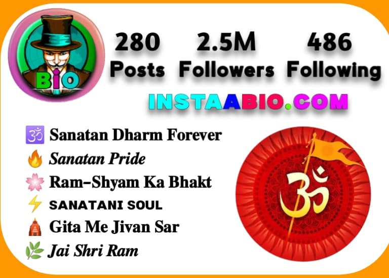 Bio For Instagram Dharmik Captions Sanatani Dharm Bio For Instagram