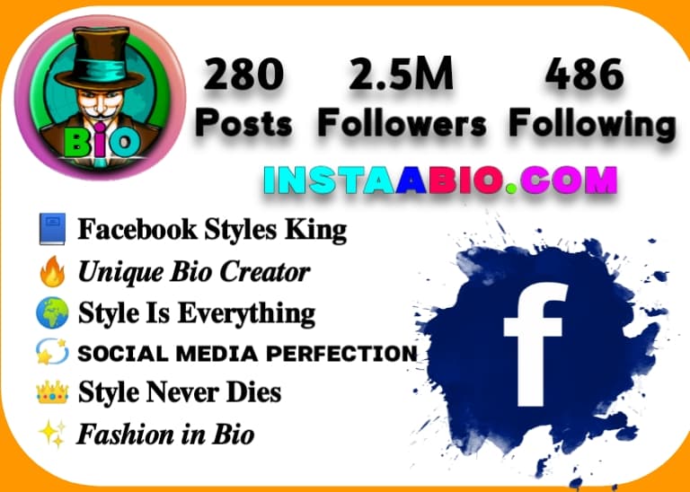Stylish Bio For Facebook