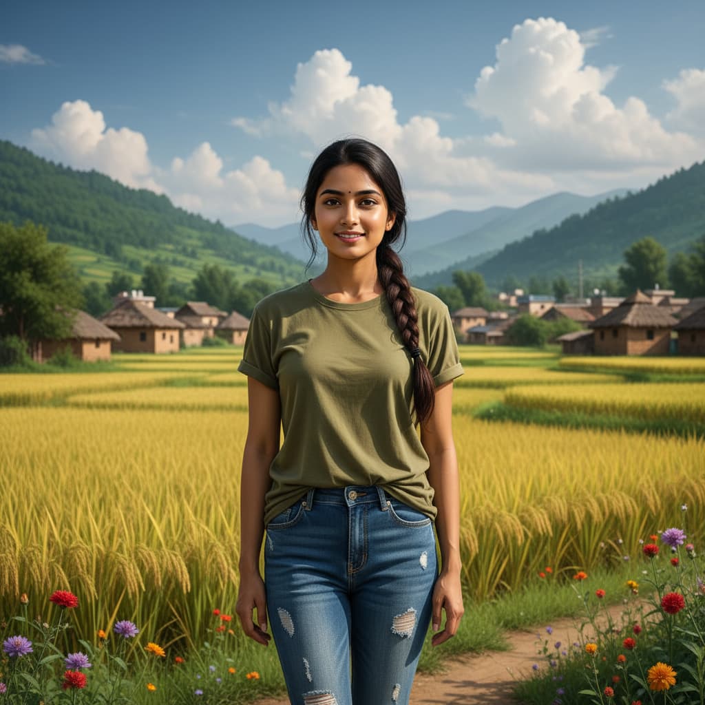 cute-village-girl